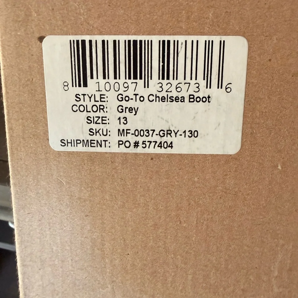 NEW in box! Nisolo Men's Go-To Chelsea Boot size 13